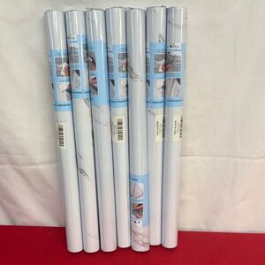 White Marble Contact Paper Rolls lot of 7